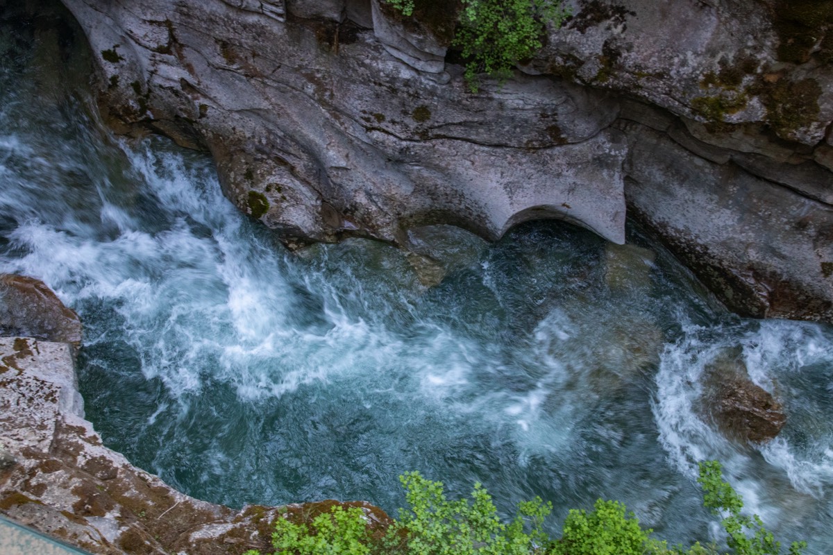 Waging water, Johnston Canyon