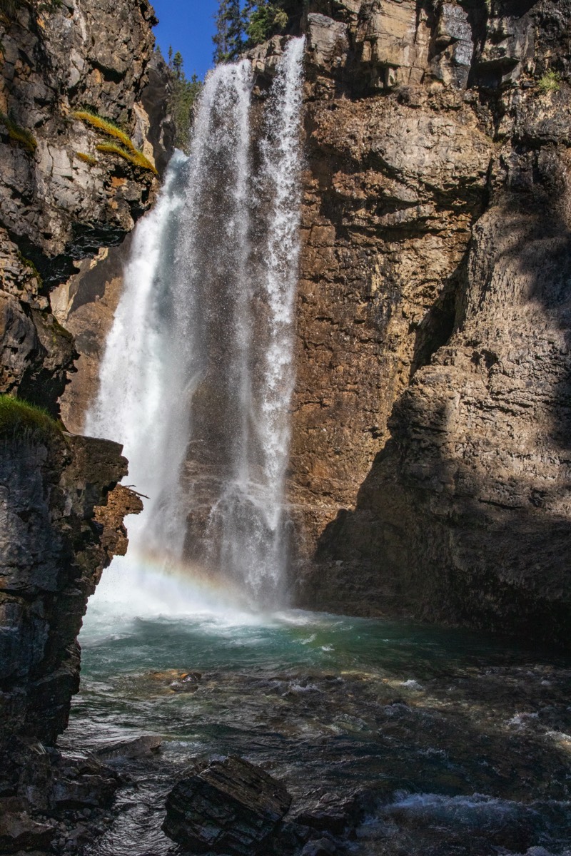Johnston Canyon, Upper Falls