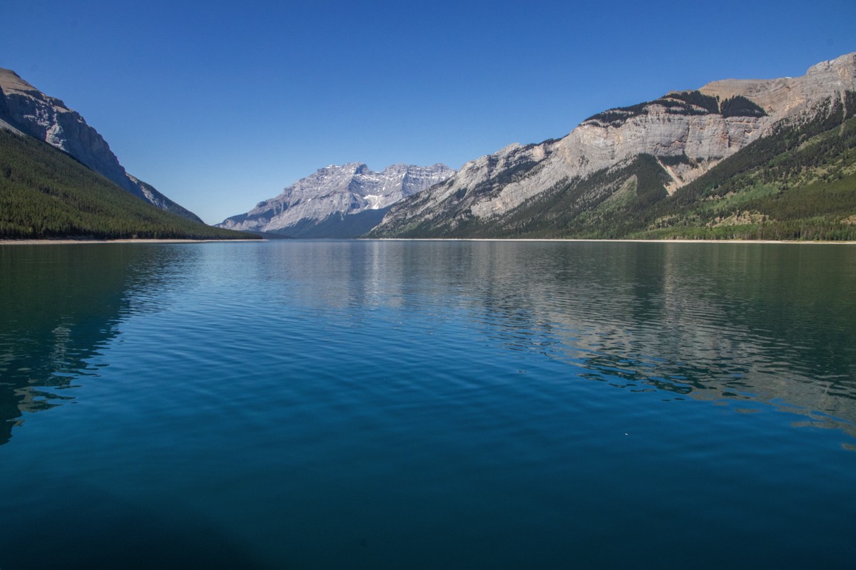 Lots of water; Lake Minnewanka
