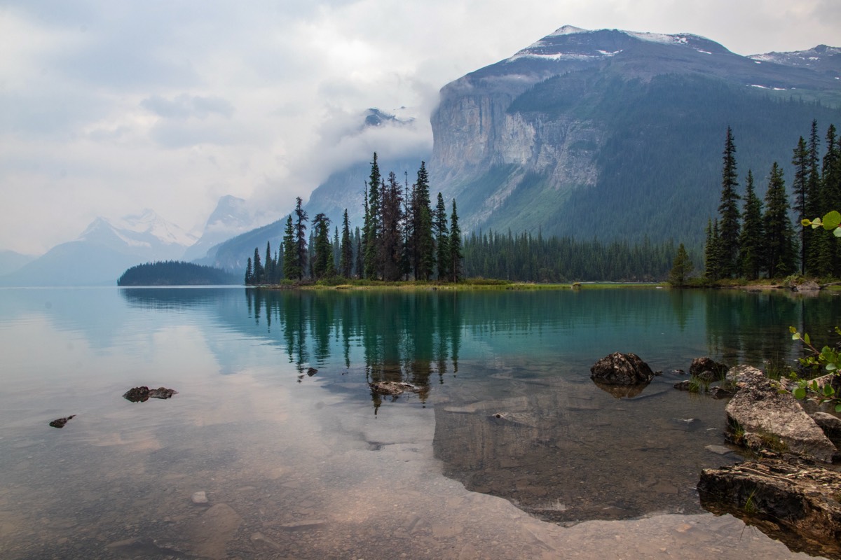 Spirit Island on Maligne Lake