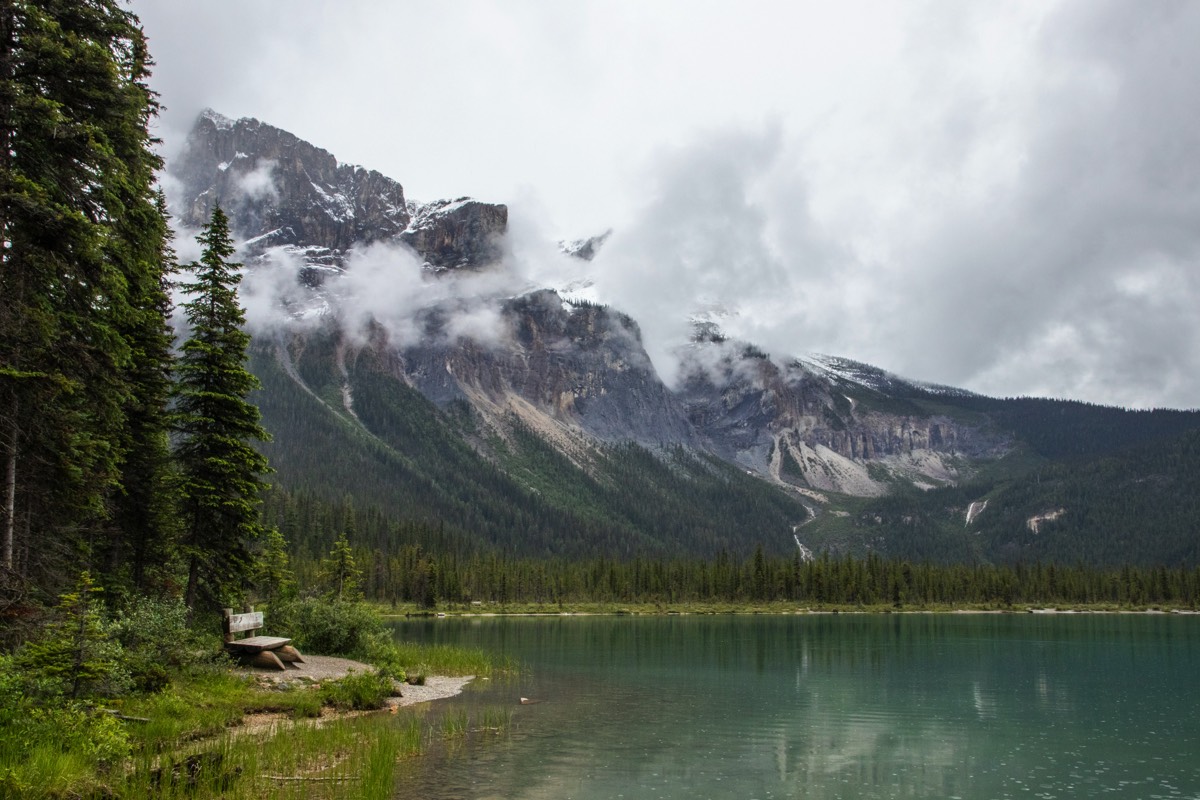 Emerald Lake resting spot