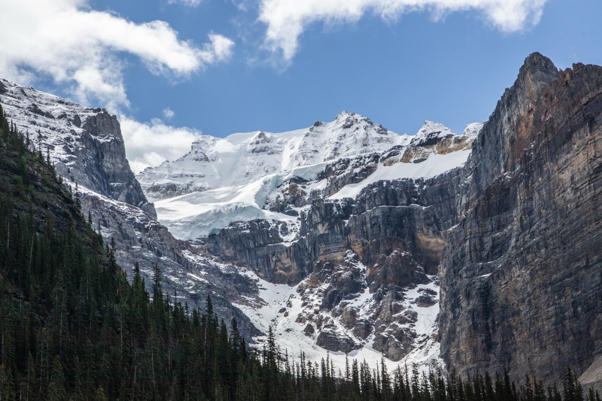 Glacier on Moraine Lake