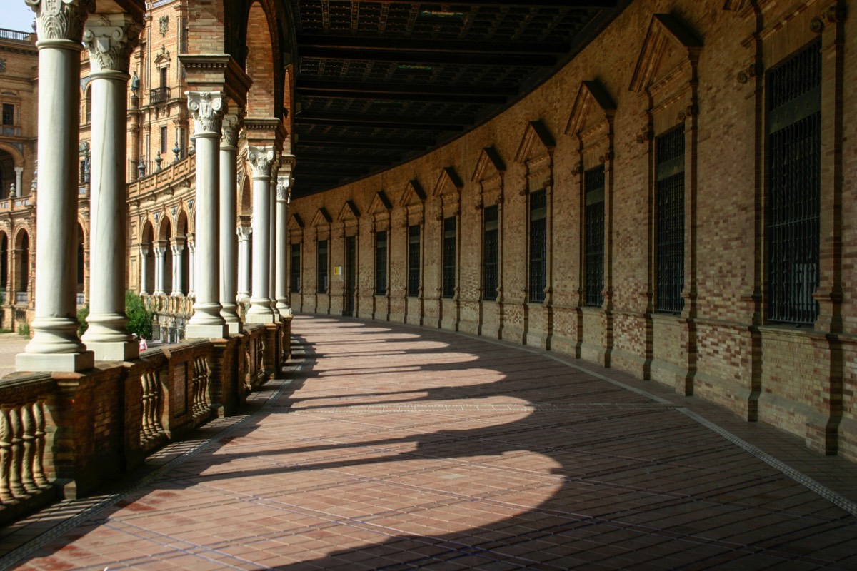 Sevilla - Plaza de España - Arcade as seen in Star Wars