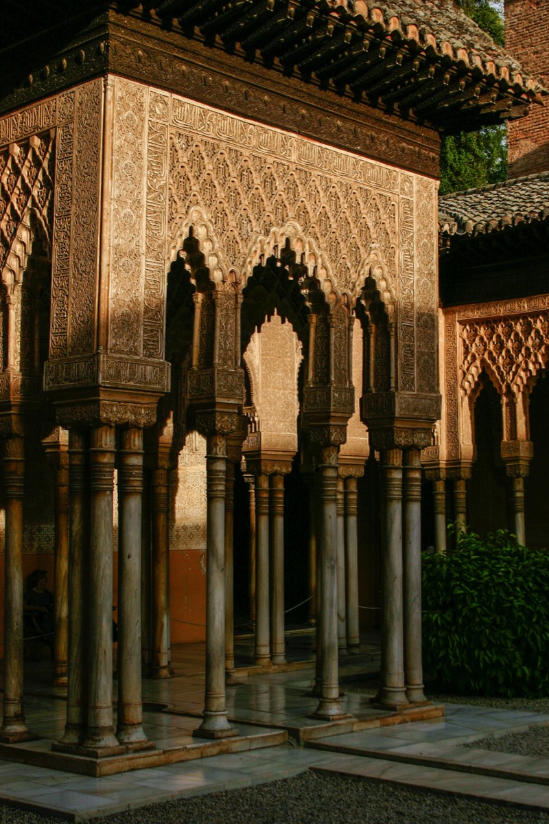 Granada - Alhambra - Towards the Sala de los Reyes 2