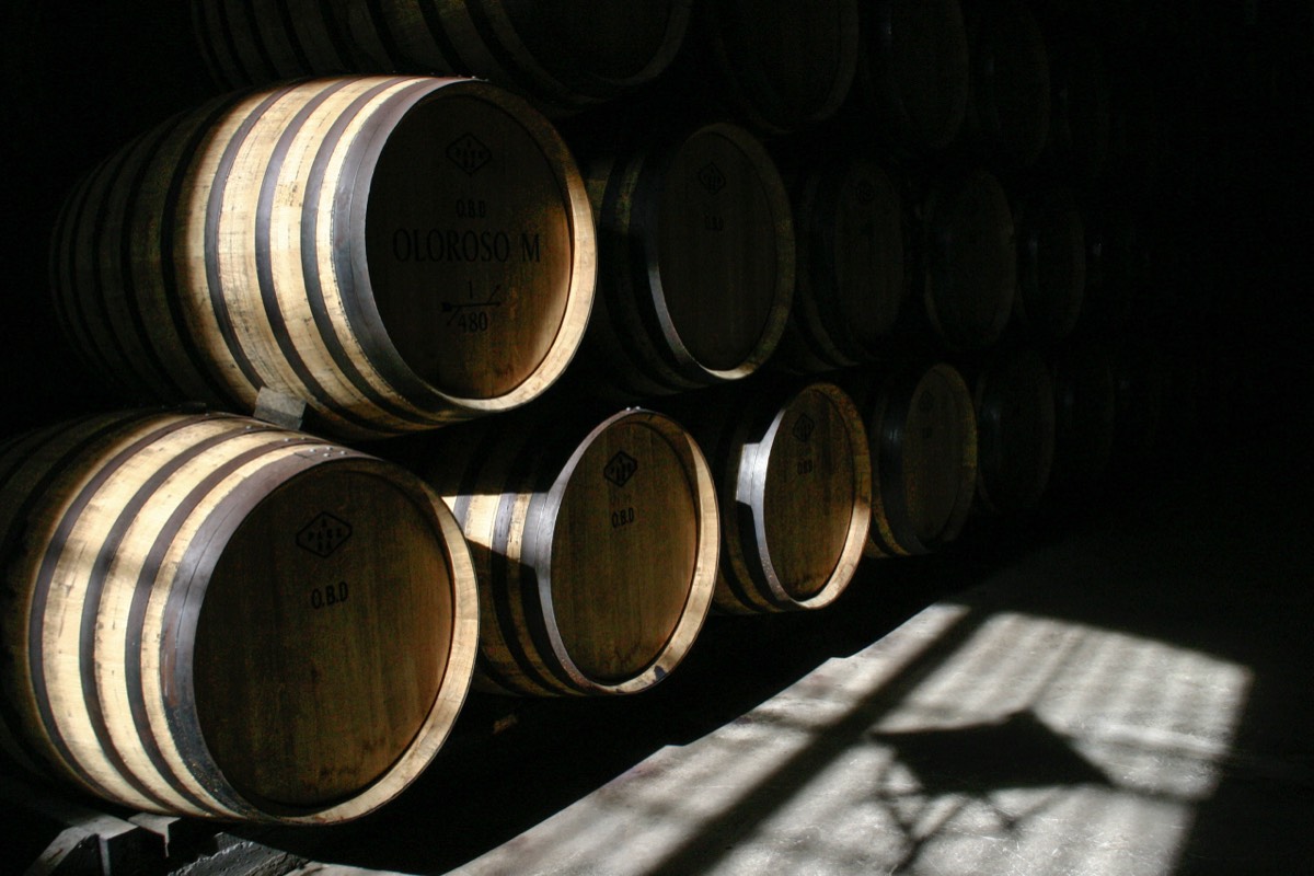 Jerez de la Frontera - Barrels at Bodega Lustau