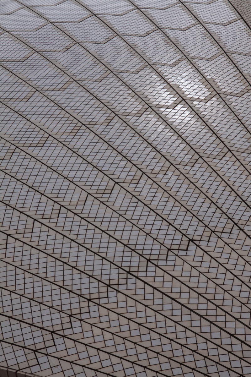 Tiles of the opera house