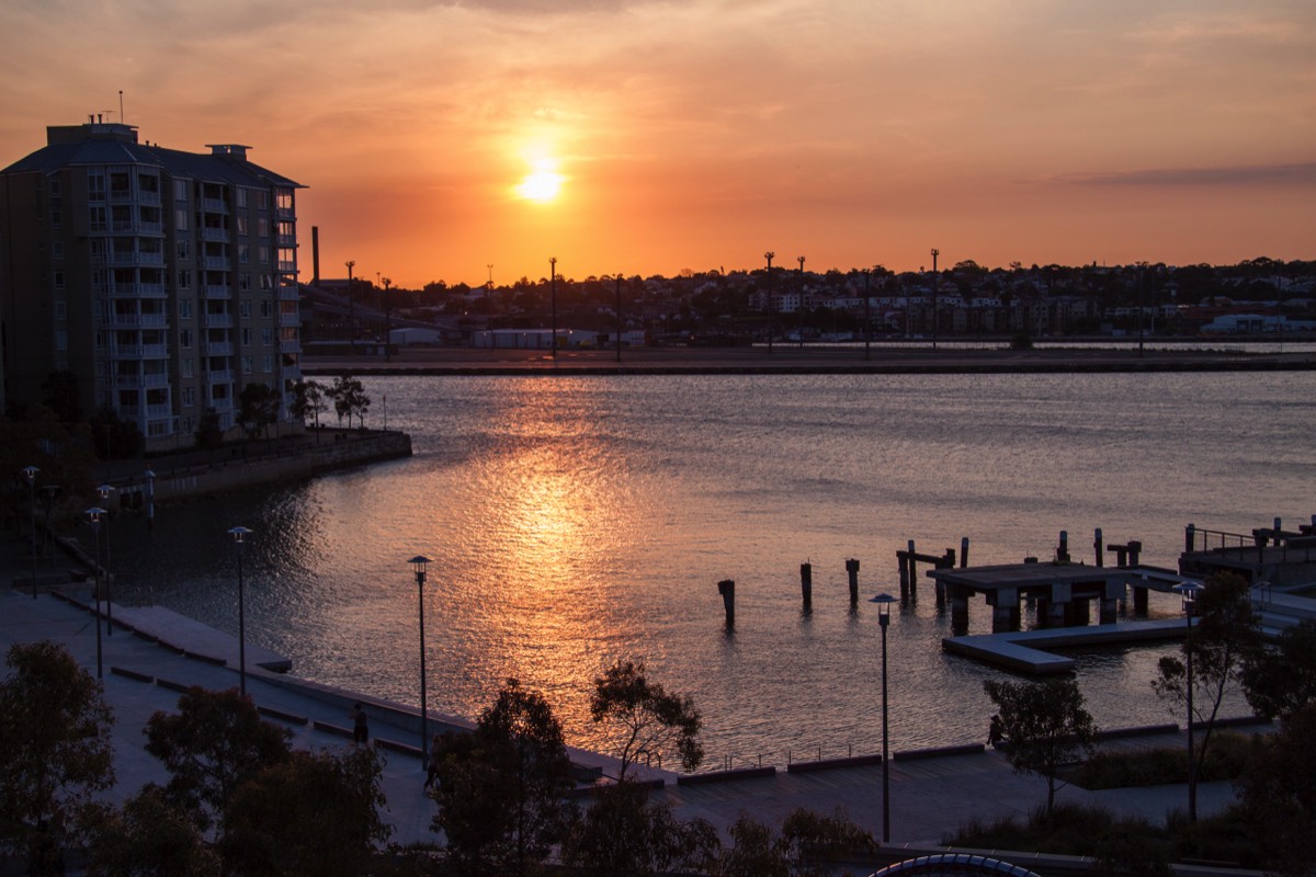 Sunset on the bay
