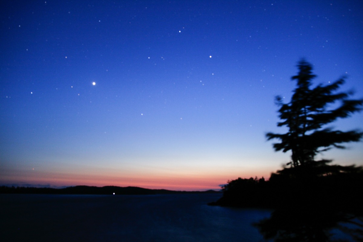 Dusk on Vancouver Island