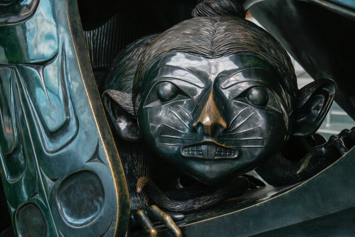 Bill Reid scuplture, Vancouver airport