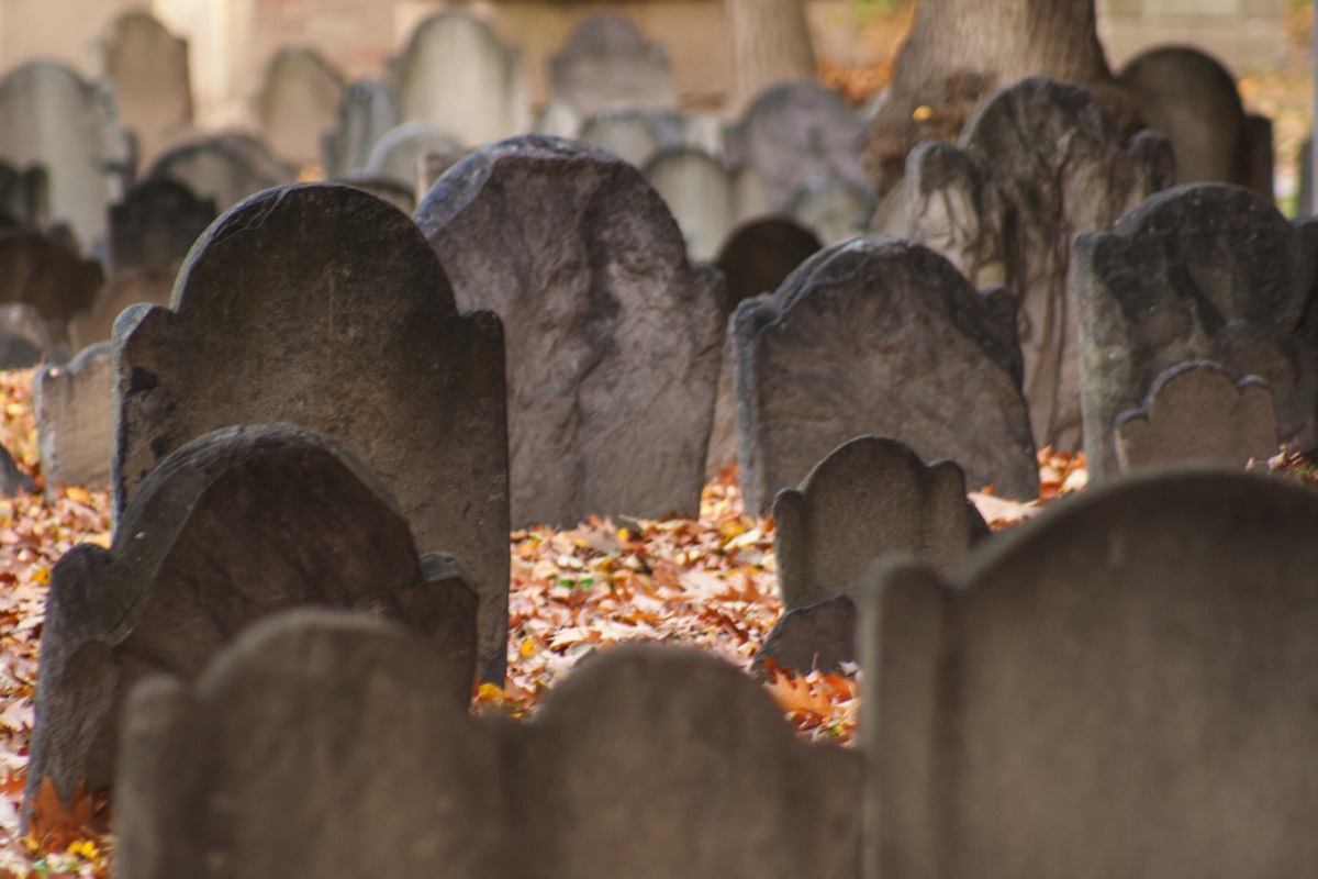 Old tombstones