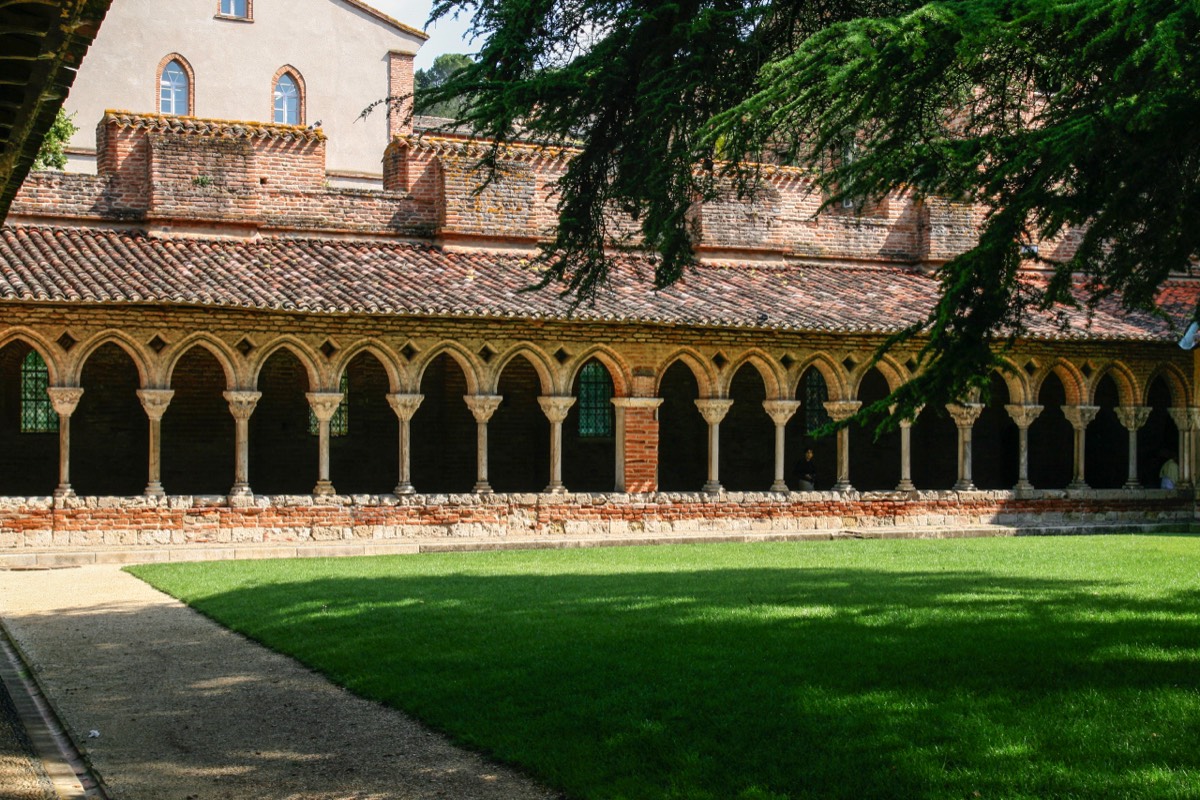 Sunny courtyard
