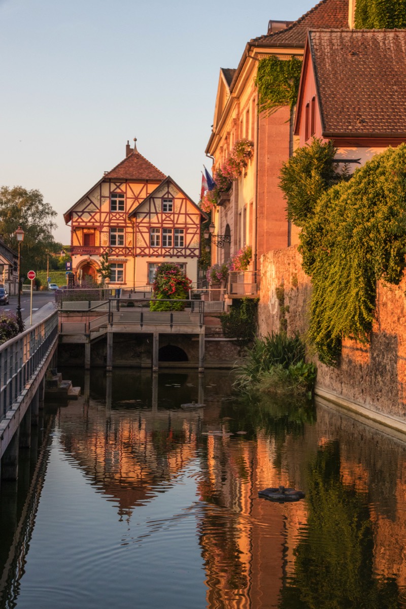 Riquewihr in the morning light