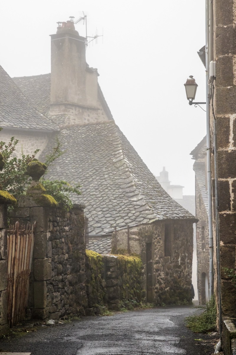 Misty day in Salers