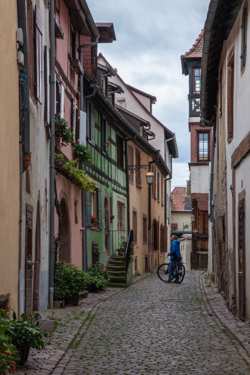 Narrow and cobbled