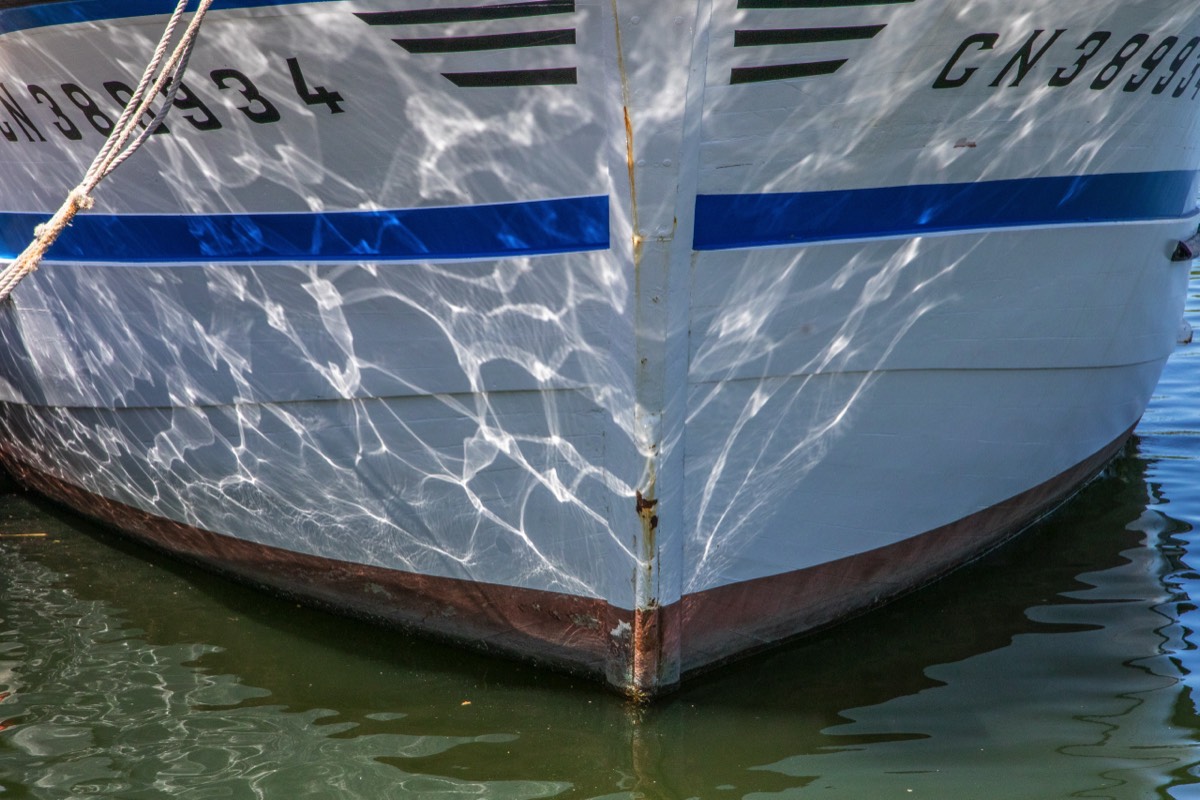 Moored ship in Honfleur