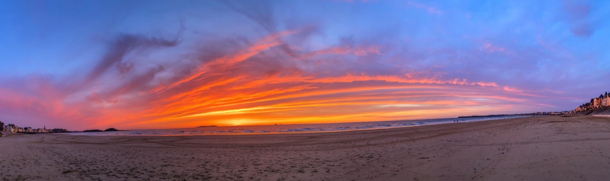 Glorious sunset overview