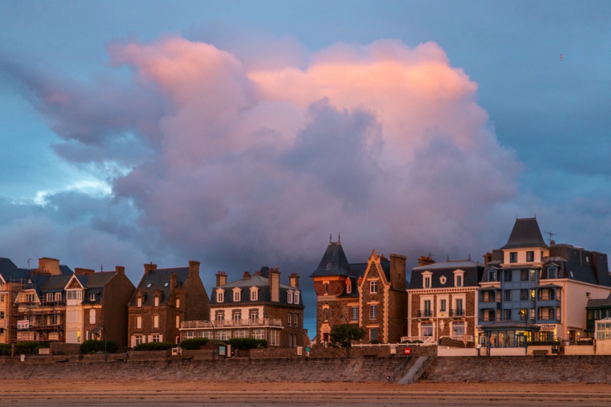 Stately maidens along the coast line