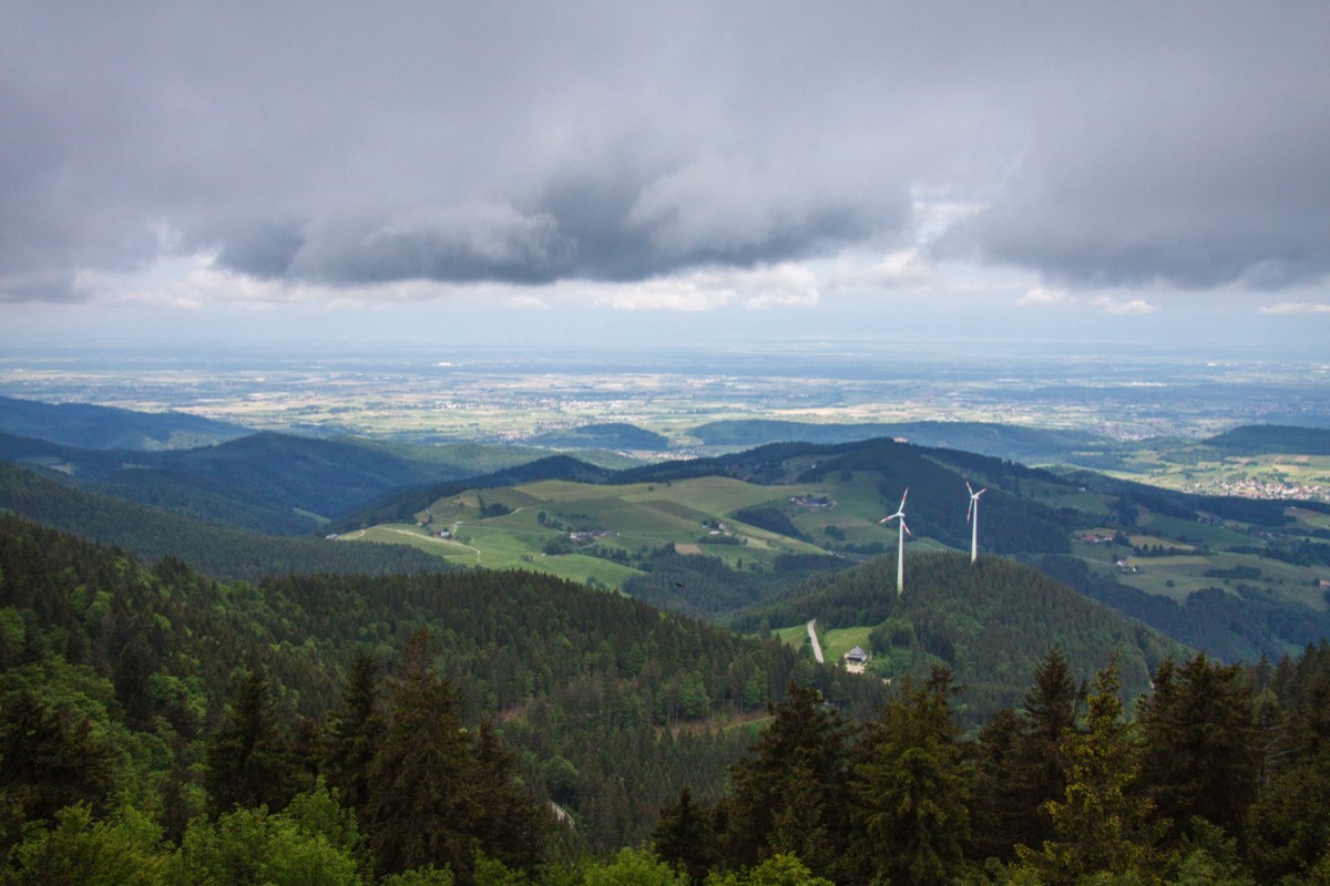 At the top of Schauinsland