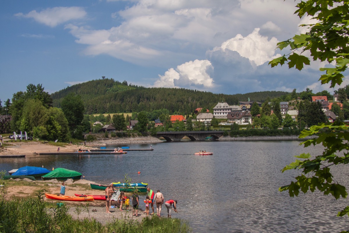 View on the village Schluchsee