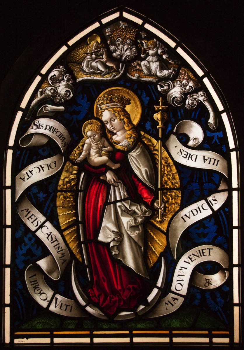 Glass window from the Münster