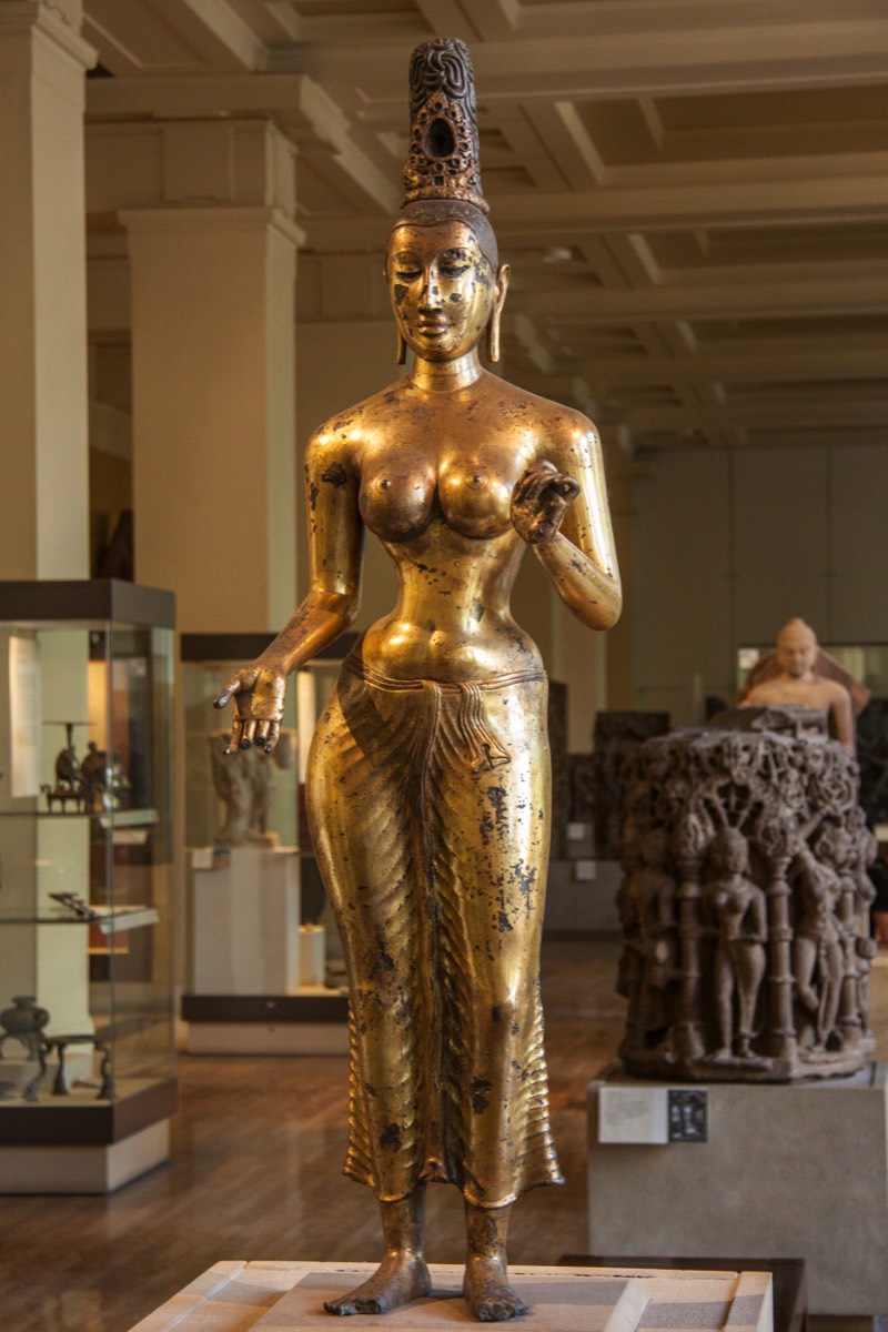Busty lady in the British Museum