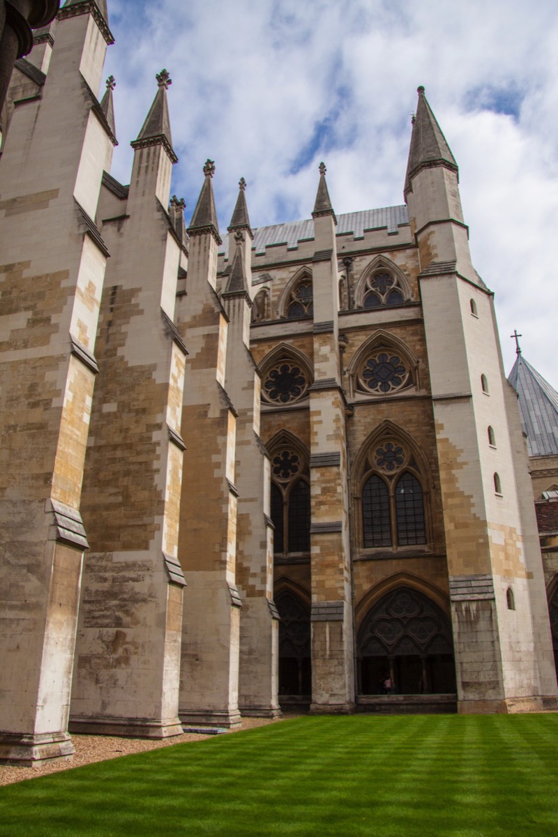 Westminster Abbey in the sunshine