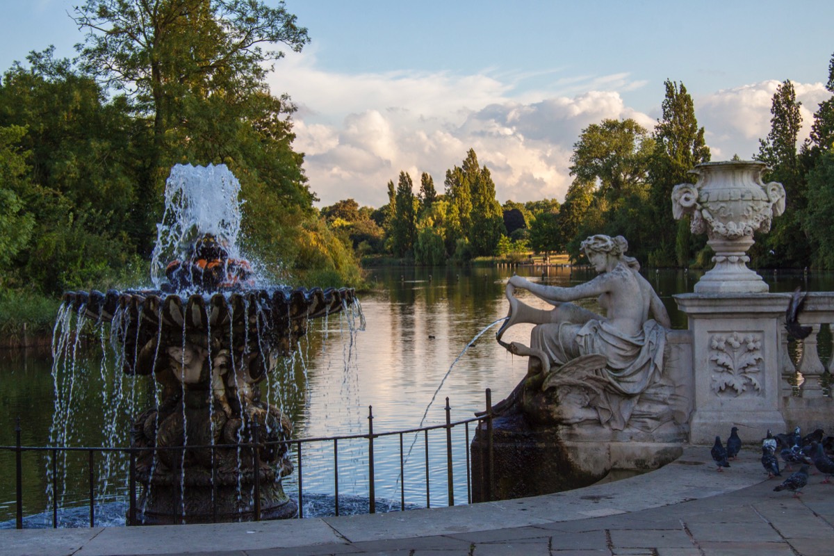 Italian Gardens in the evening light