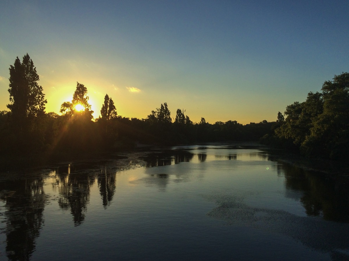 Our first London sunset