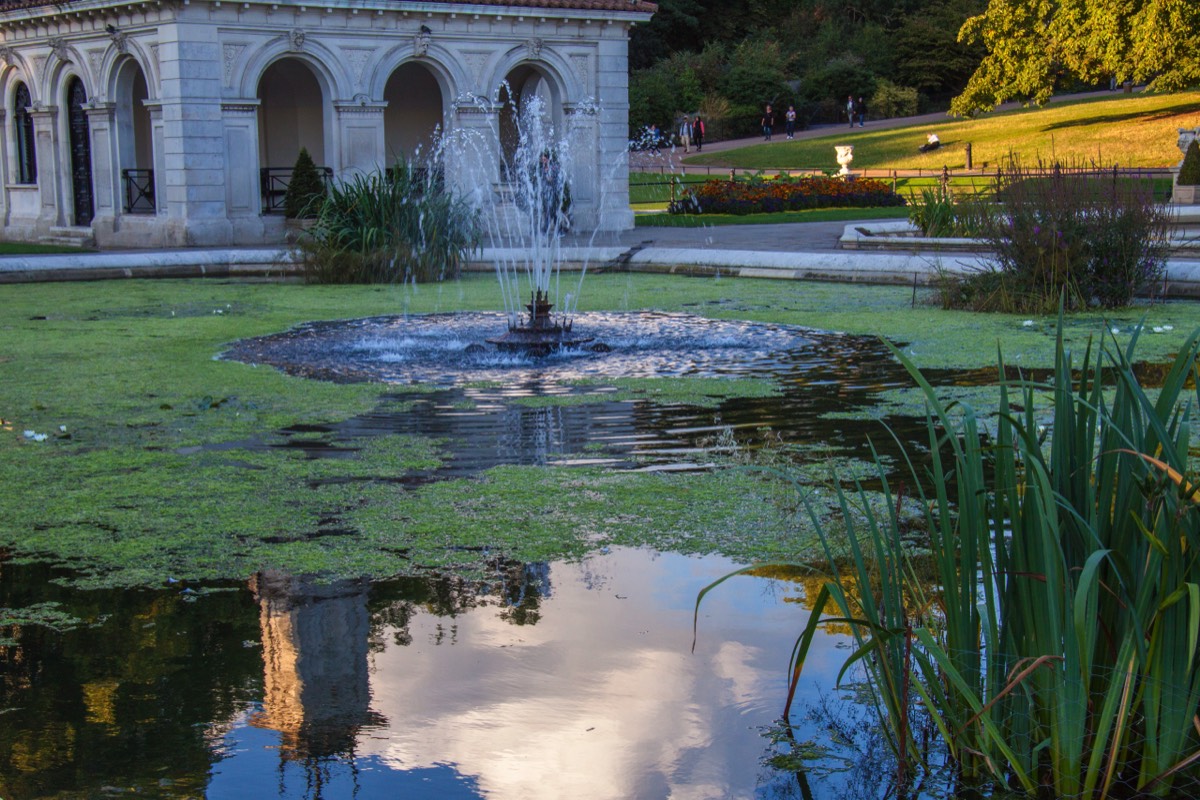 Italian Gardens in the evening light