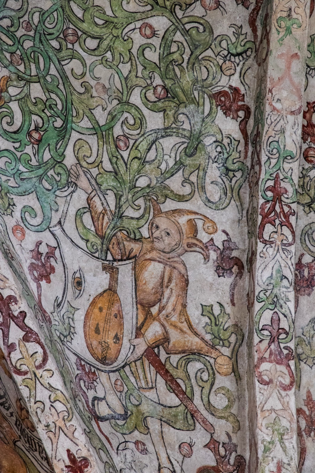 Wall painting in a church