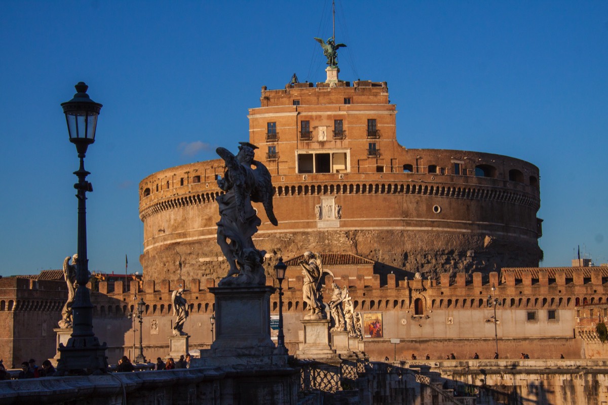 Castel San Angelo in the winter sun