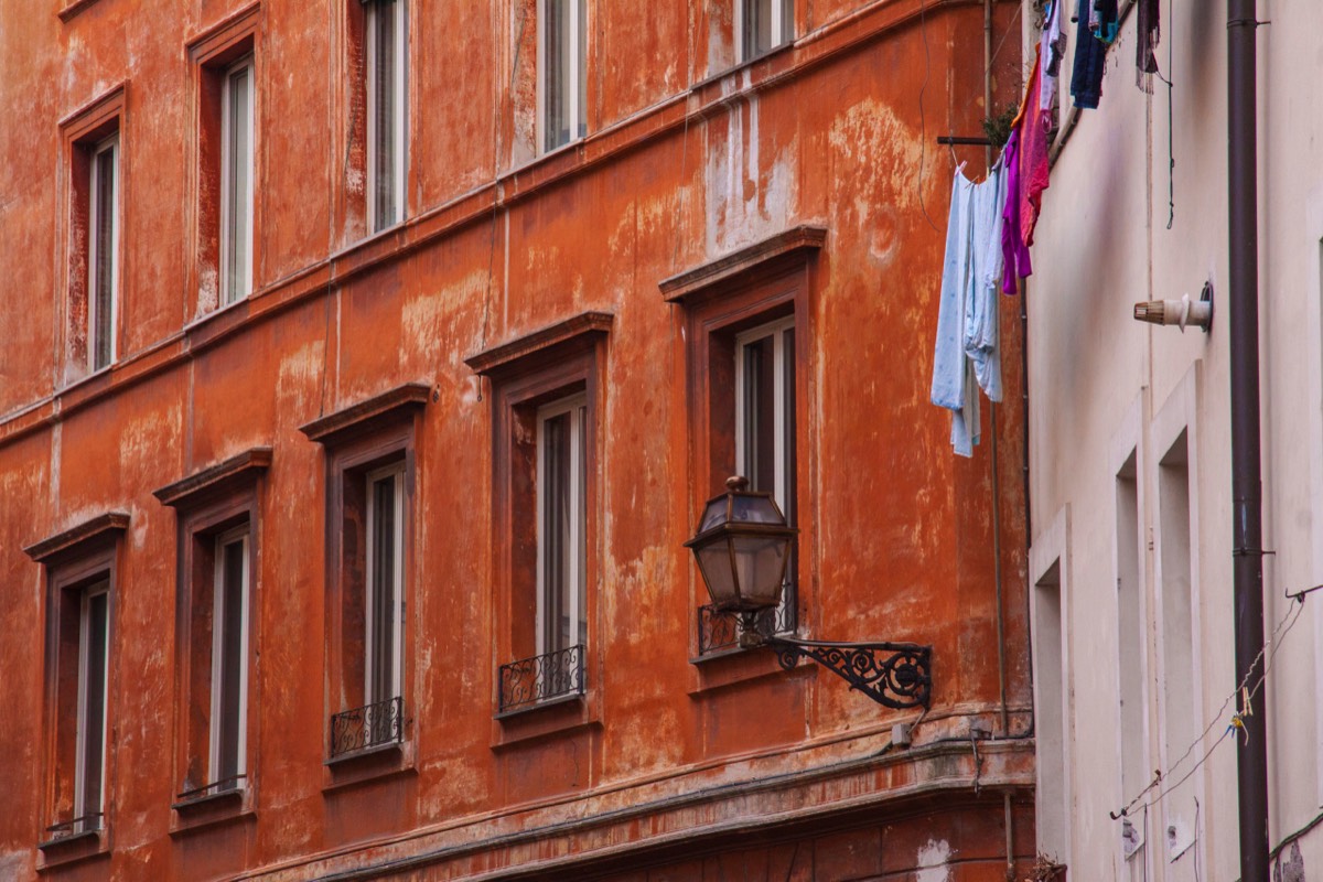 Street view: laundry and rust?