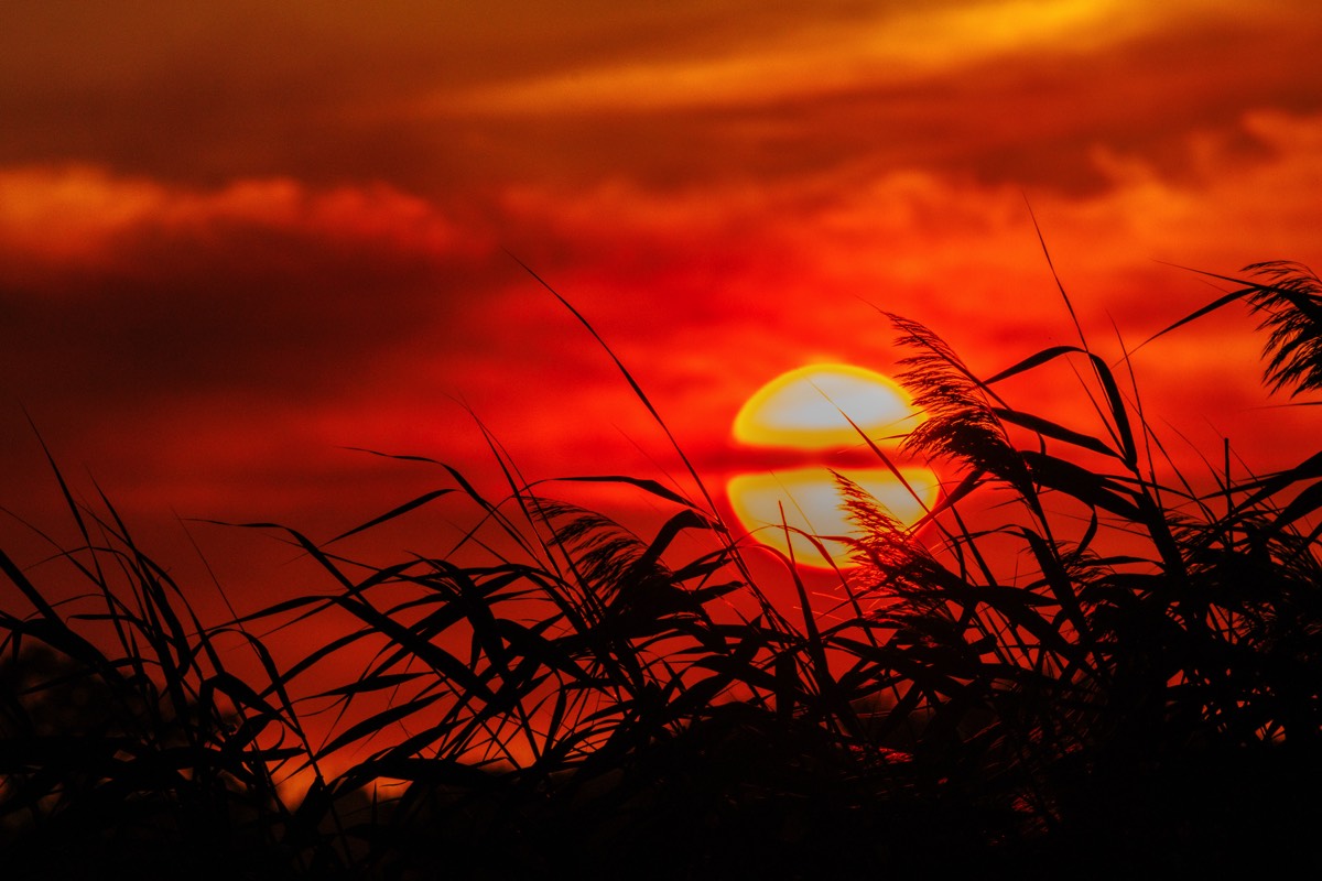 Another sunset near St. Lucia