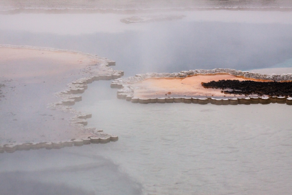 Old Faithfull Geyser Basin - Colourful detail