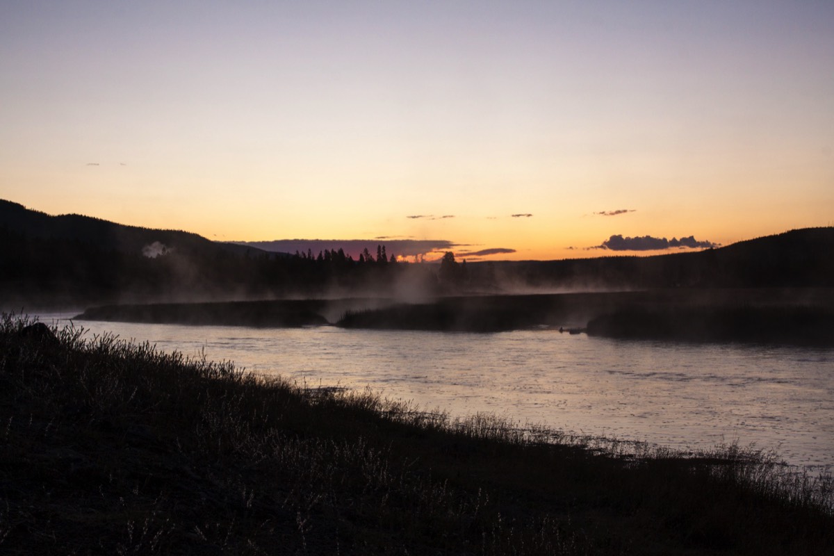Another one of the Madison river at dawn
