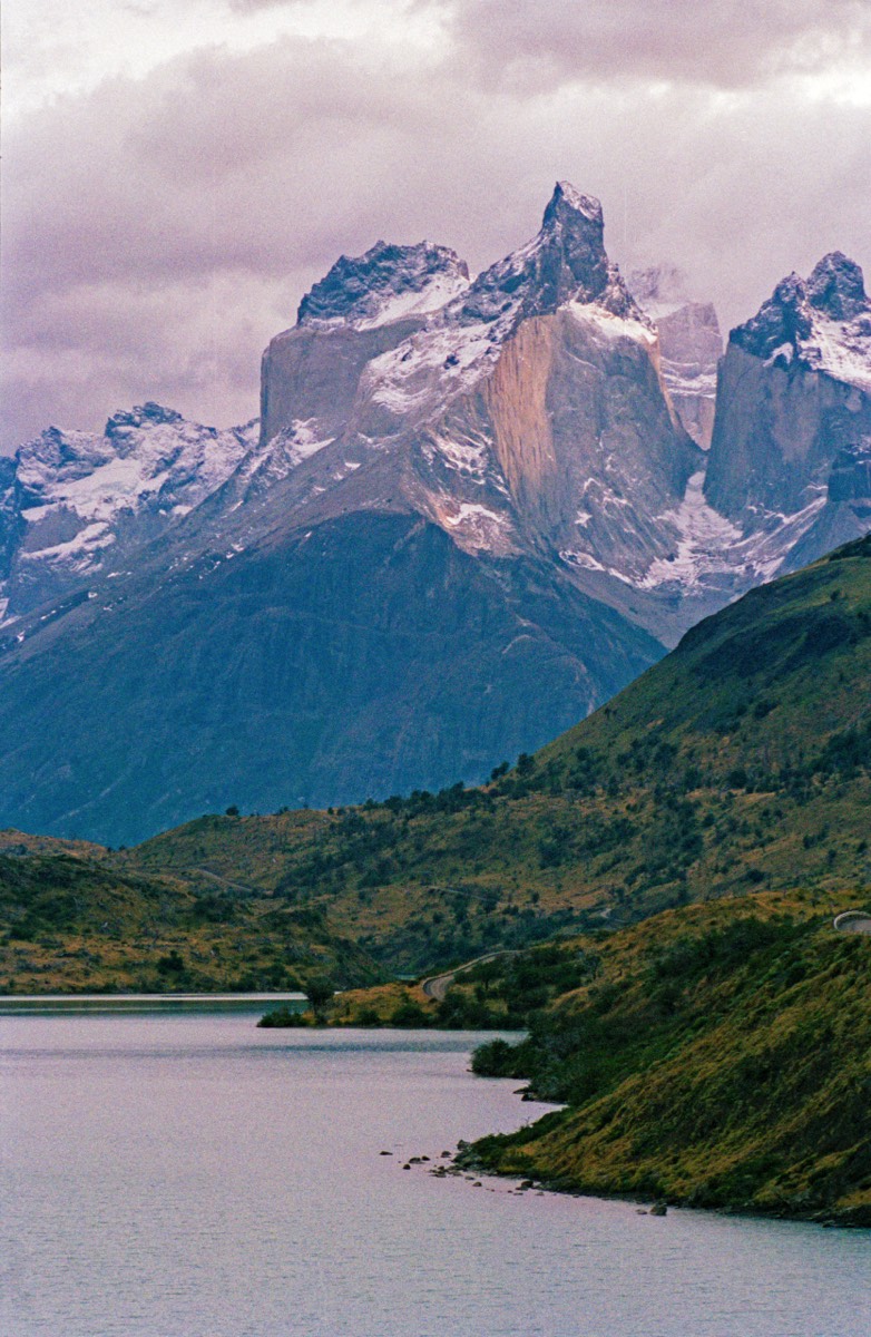 Early morning view of the Cuernos