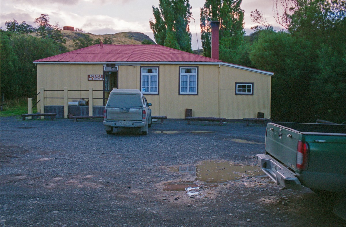 Posada Rio Serrano in evening light
