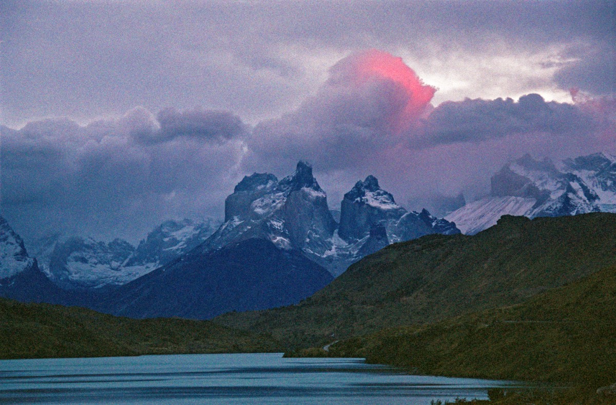 "Morning glory" on the Cuernos del Paine