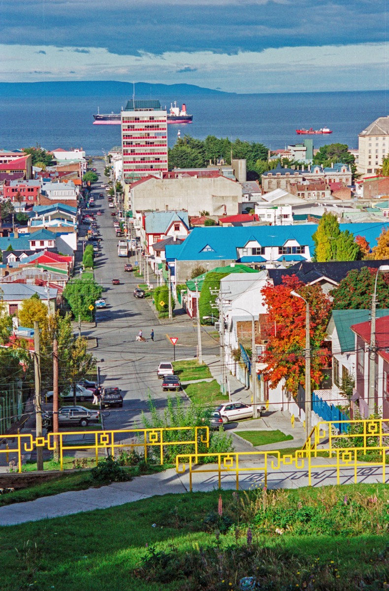Punta Arenas in the morning sun light