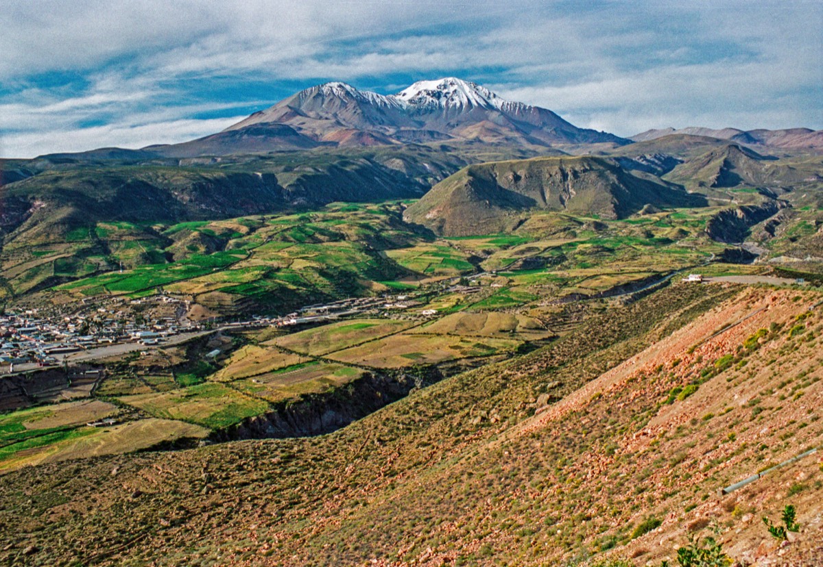 View on Putre (Whispering Water, alt 3500m)
