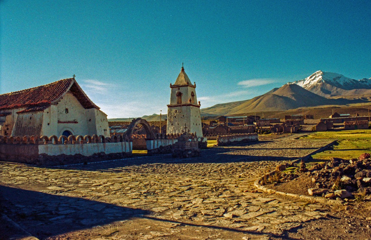 Colchane on the border between Chile and Bolivia