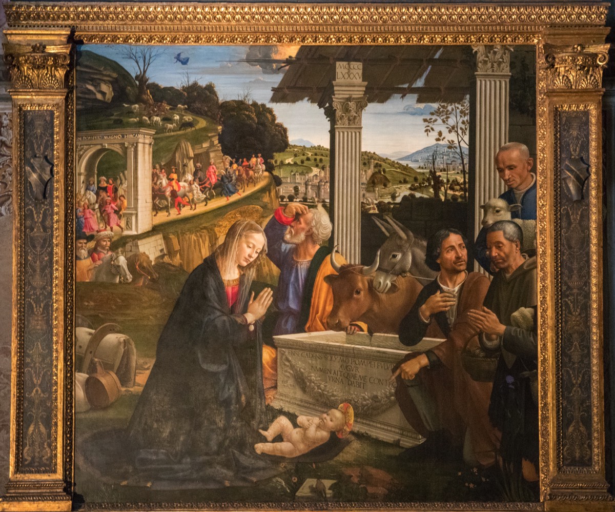 The Sassetti chapel by Domenico Ghirlandaio