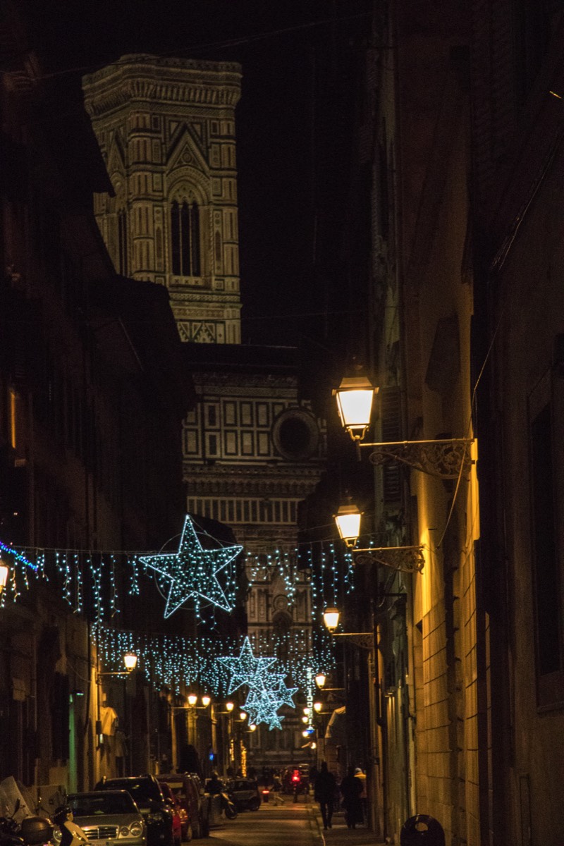 Night holiday lights