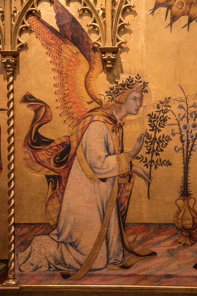 Painting in the Uffizi museum