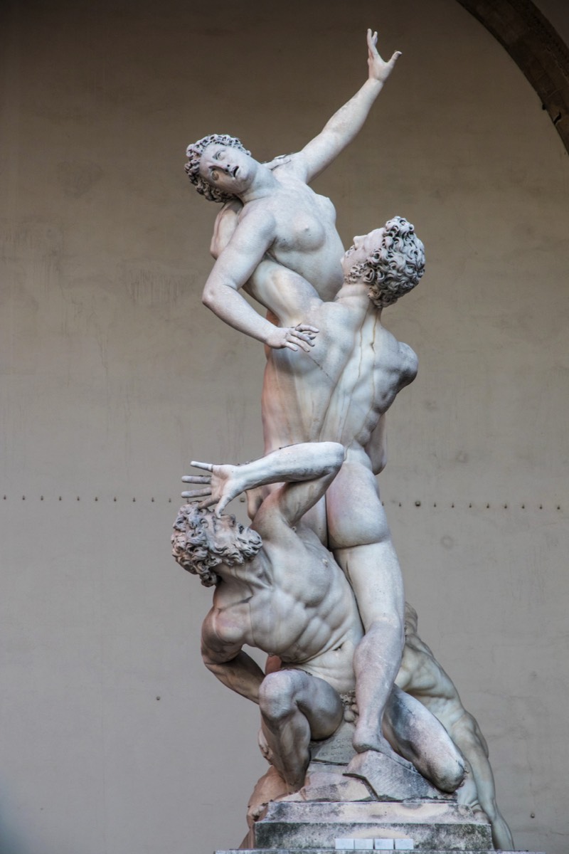 The Rape of the Sabine Women by Giambologna