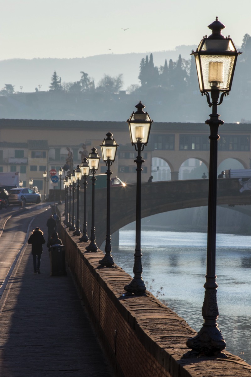 Lanterns in the morning light