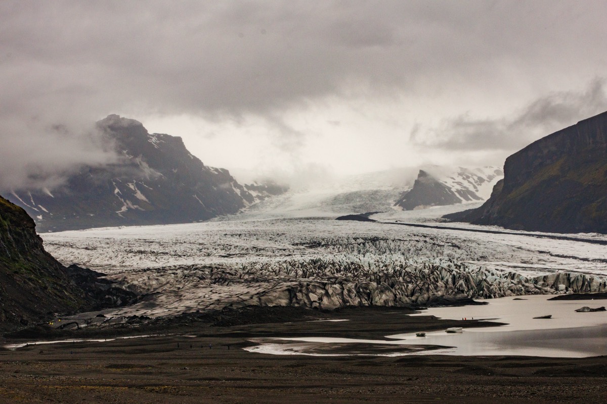 Skaftafell Glacier - water in a different state of matter
