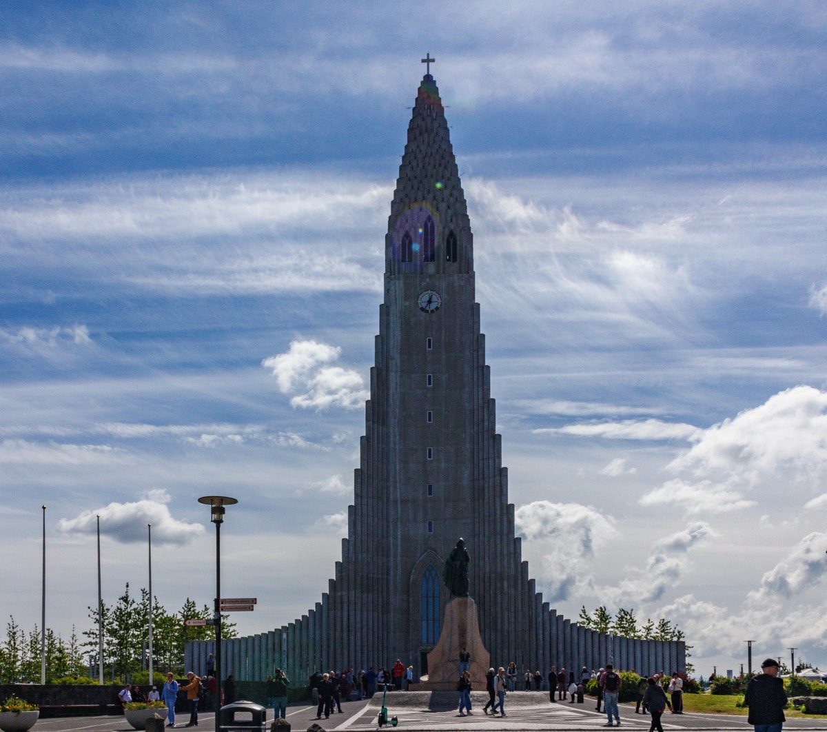 Hallgrimskirkja, Reykjavik.  (Clearly) inspired by basalt formations