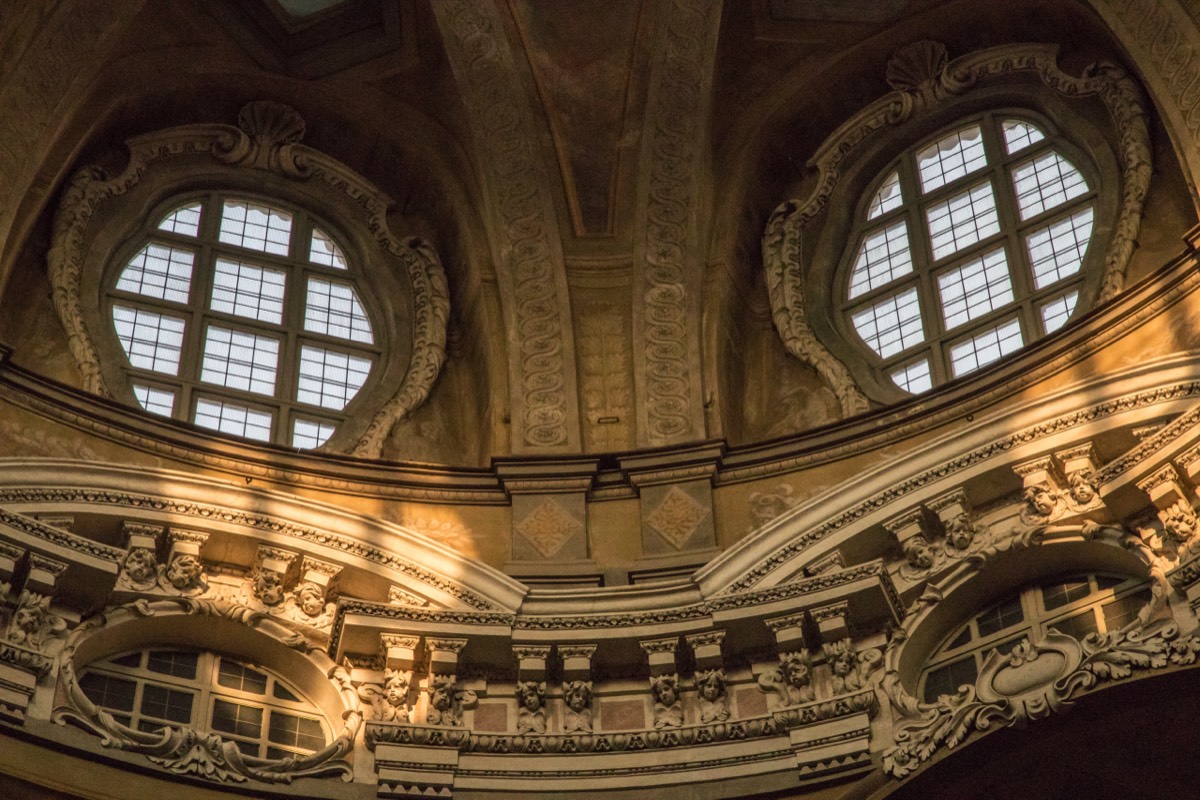 Morning view in the church of San Lorenzo