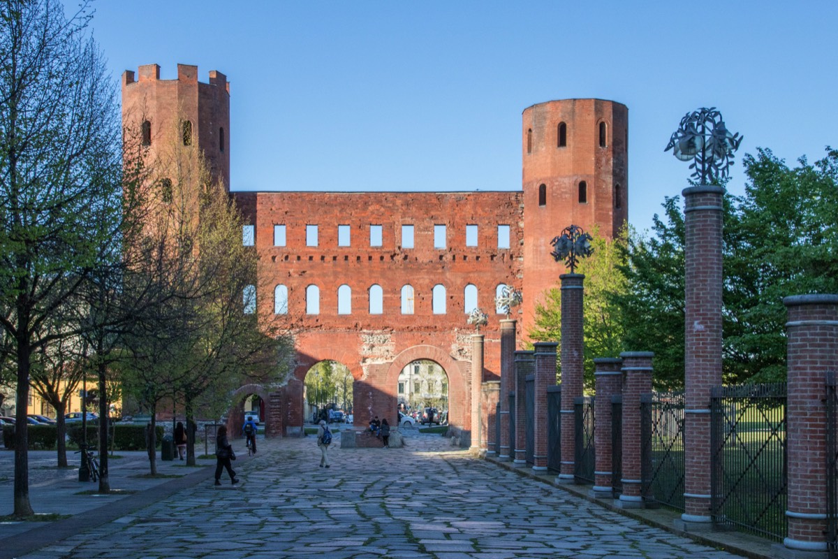 Porta Palatina, Roman gate to Turin
